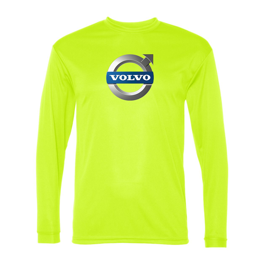 Men's Volvo car Polyester Long Sleeve T-Shirt