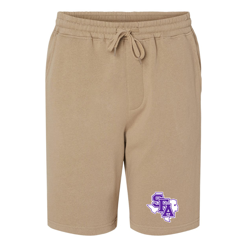Men's  Stephen F. Austin Lumberjacks  Independent Trading Co Midweight Fleece Shorts