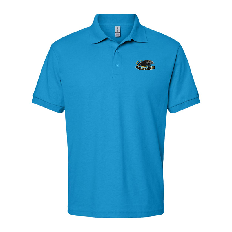 Men's Wisconsin Milwaukee Panthers Gildan Dry Blend Jersey Polo