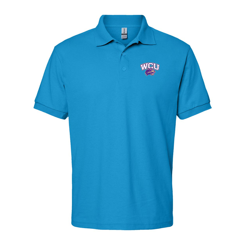 Men's Western Carolina Catamounts Gildan Dry Blend Jersey Polo