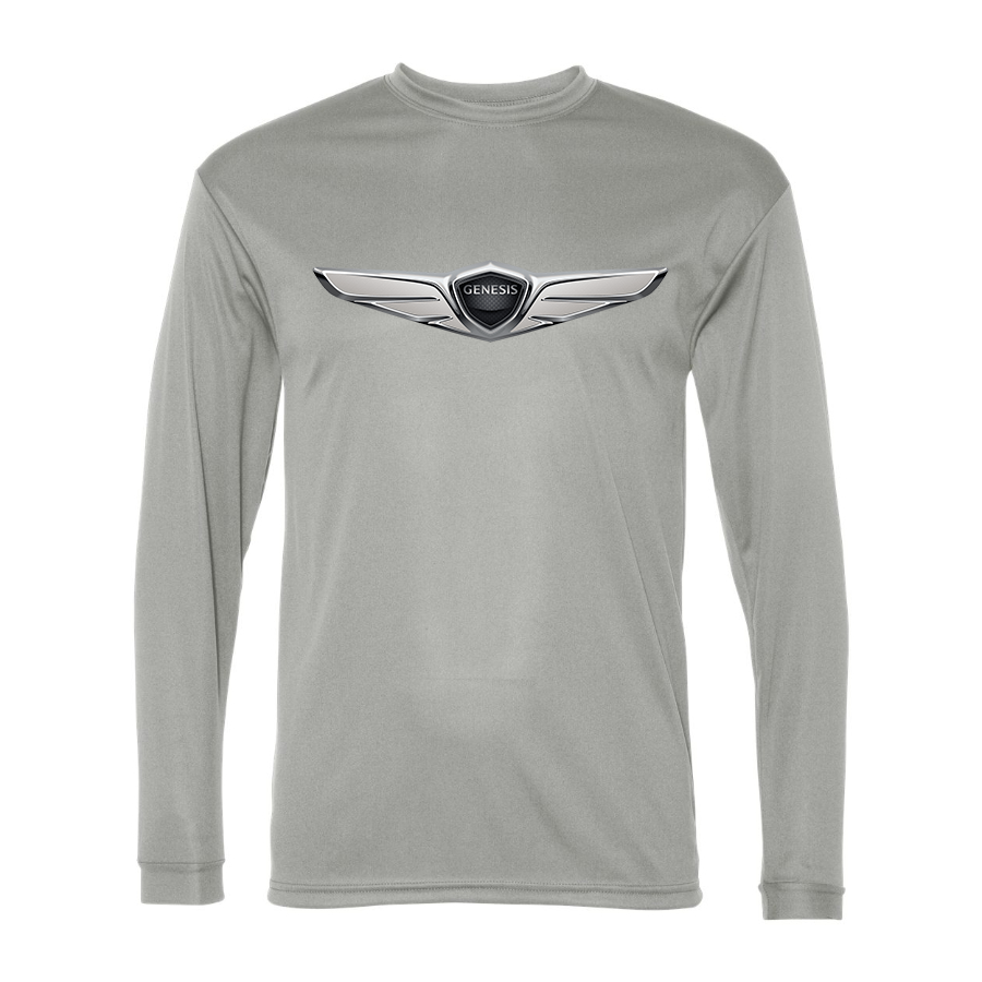 Men's  Genesis Car Polyester Long Sleeve T-Shirt