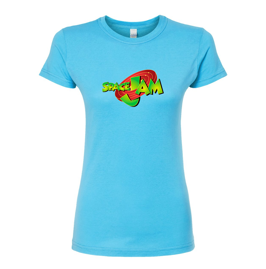 Women’s Space Jam Round Neck T-Shirt