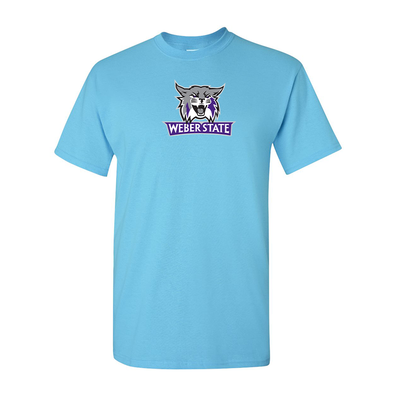 Men's Weber State Wildcats  Gildan Heavy Cotton T-Shirt