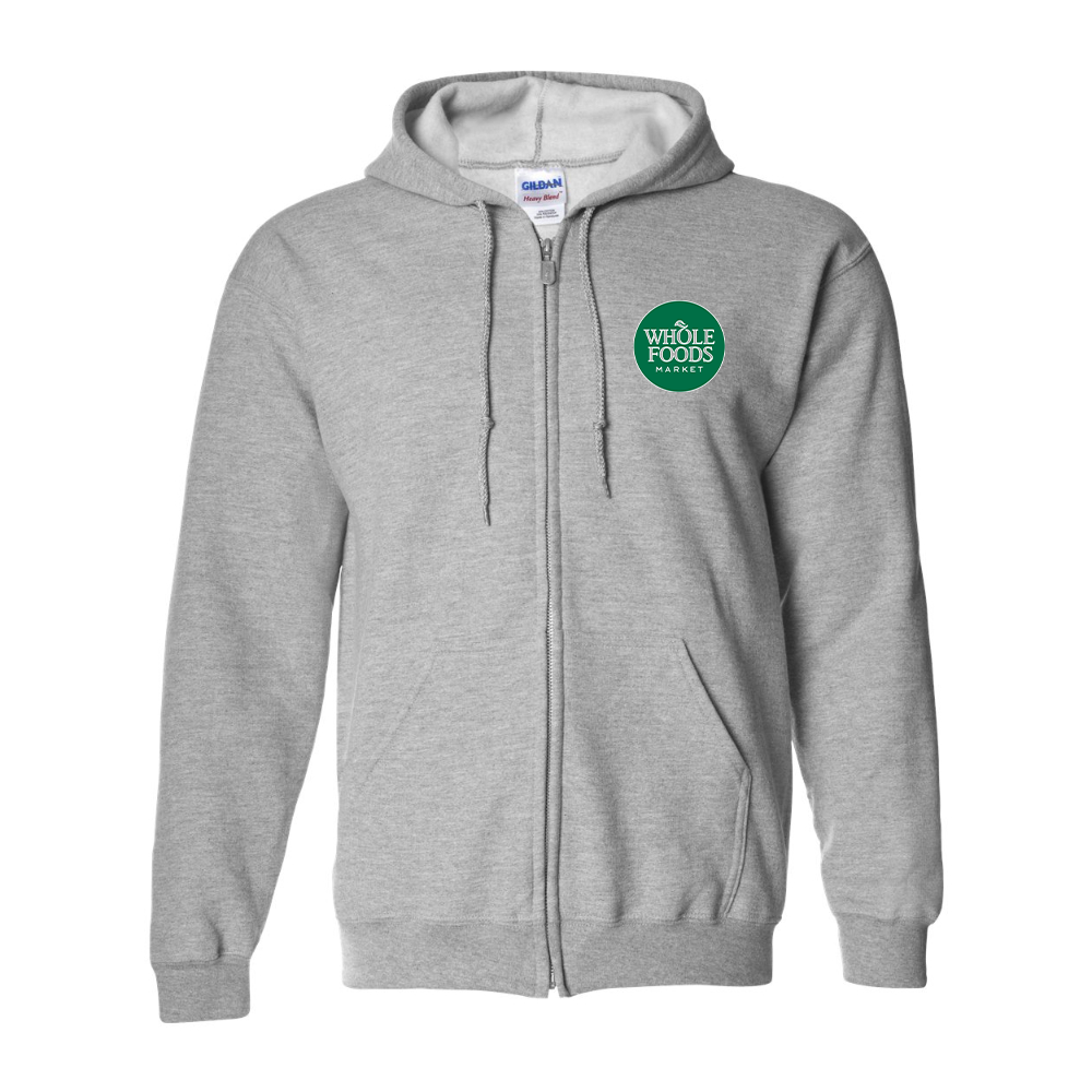 Men's Whole Foods Market Gildan  Heavy Blend Full Zip Hooded Sweatshirt