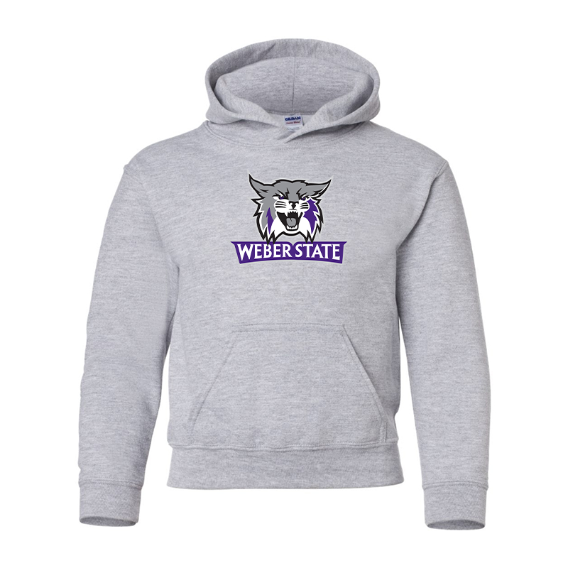 Youth Weber State Wildcats Gildan Heavy Blend  Hooded Sweatshirt