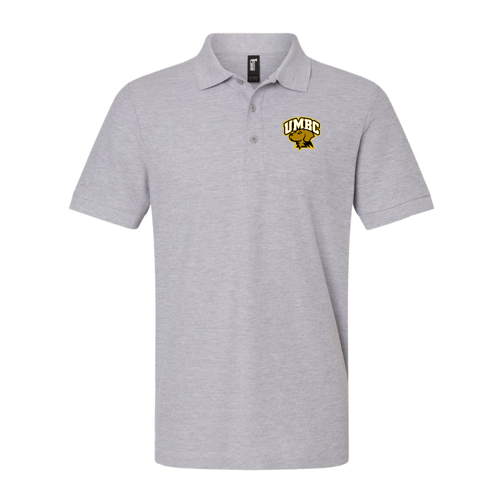 Men's UMBC Retrievers Gildan Hammer Pique Polo