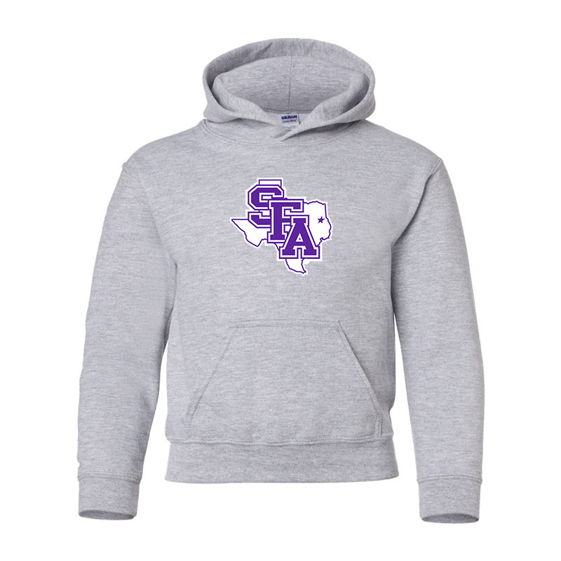 Youth Stephen F. Austin Lumberjacks  Gildan Heavy Blend  Hooded Sweatshirt
