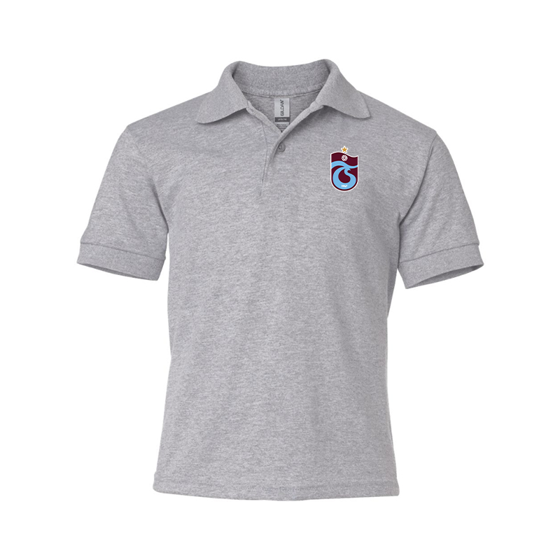 Youth Trabzonspor Soccer Gildan Dry Blend Jersey Polo