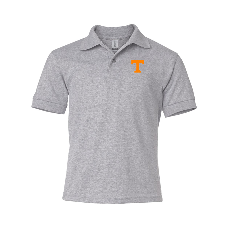 Youth Tennessee Volunteers Gildan Dry Blend Jersey Polo
