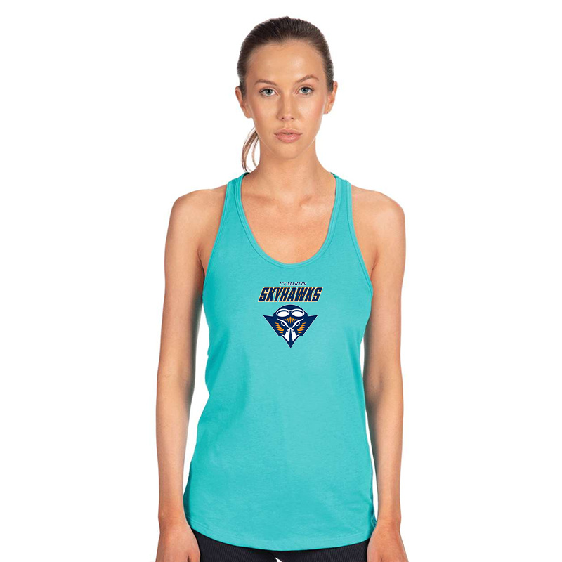 Women's Tennessee Martin Skyhawks Next Level Ideal Racerback Tank