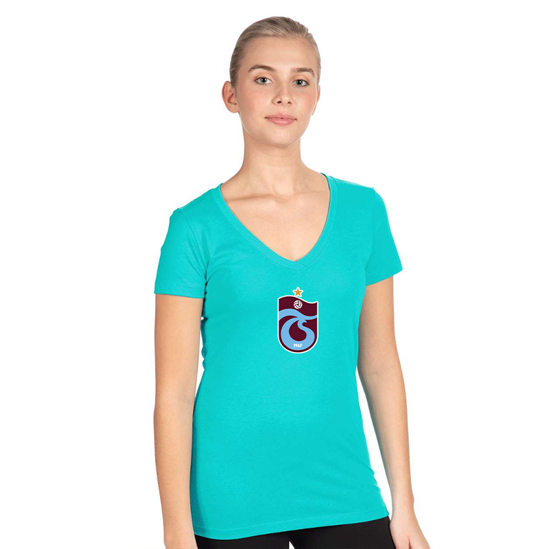Women's Trabzonspor Soccer  Next Level V-Neck T-Shirt