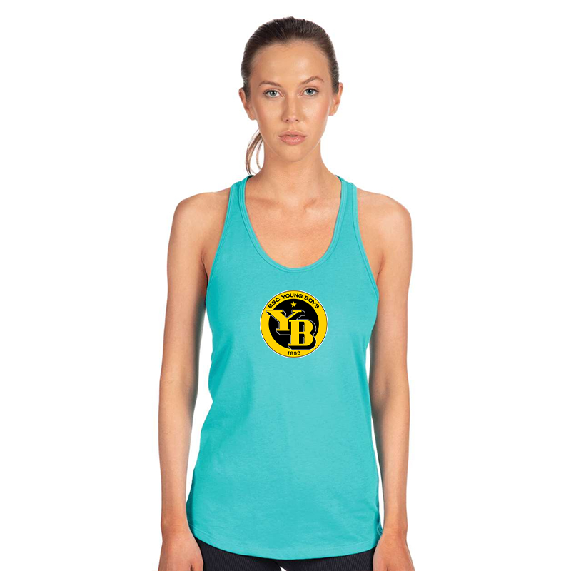 Women's Young Boys Soccer Next Level Ideal Racerback Tank