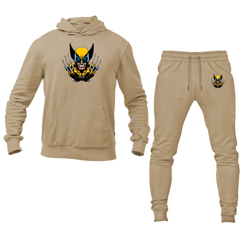 Men's Wolverine 2025 Art  Hoodie Joggers Set