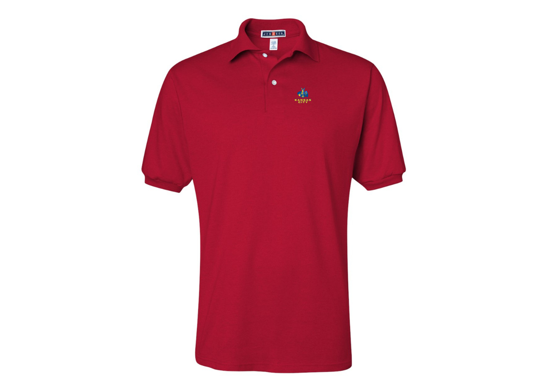 Men's UMKC Kangaroos JERZEES SpotShield polo