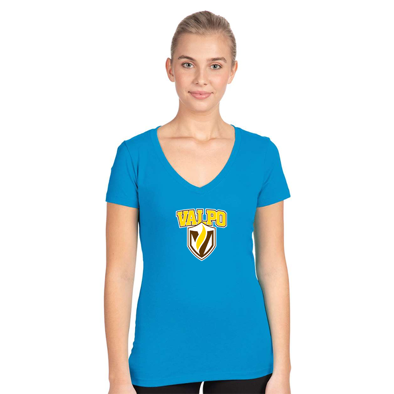Women's Valparaiso Crusaders Next Level V-Neck T-Shirt