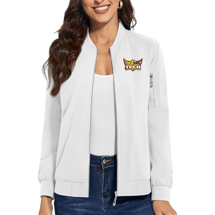 Women's  Tennessee Tech Golden Eagles Premium Bomber Jacket Outerwear