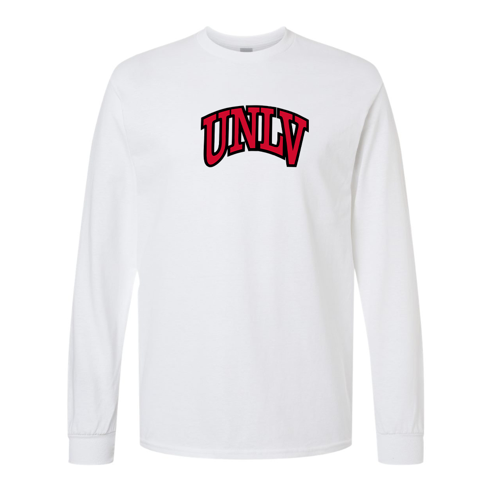 Men's UNLV Rebels Gildan Heavy Cotton Long Sleeve T-Shirt