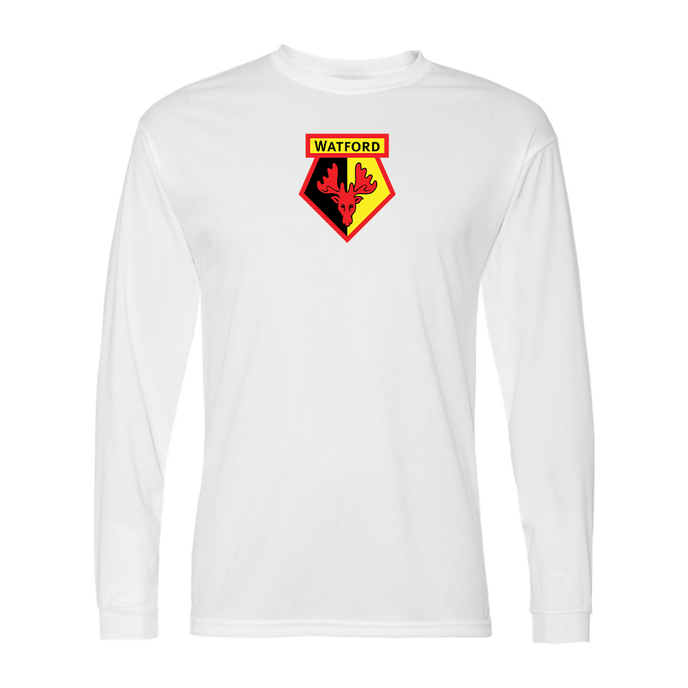 Men's Watford Soccer Performance Long Sleeve T-Shirt