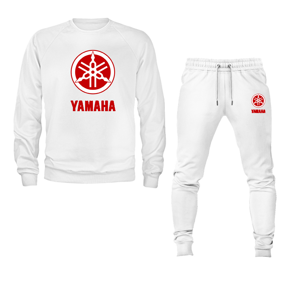 Men's Yamaha Motorcycle Crewneck Sweatshirt Joggers Suit