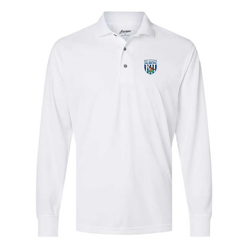 Men's West Bromwich Albion Soccer Paragon Prescott Long Sleeve Polo