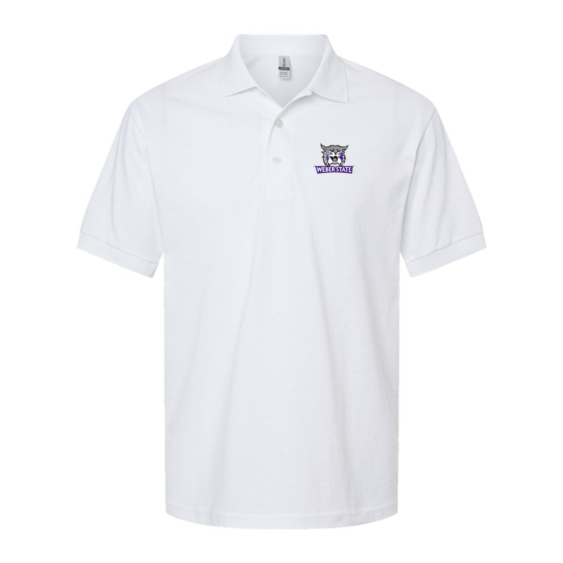 Men's Weber State Wildcats Gildan Dry Blend Jersey Polo