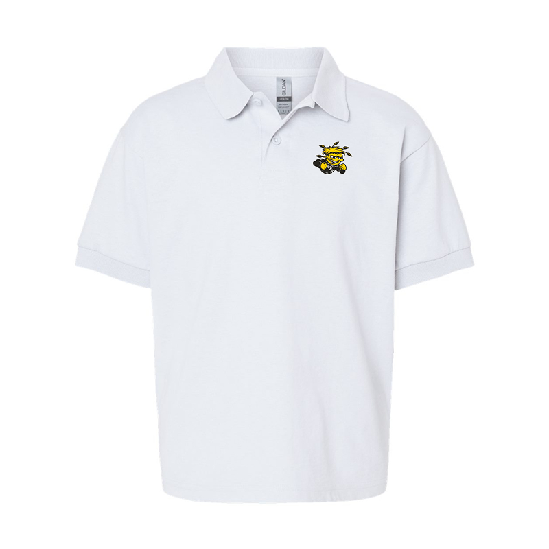 Youth Wichita State Shockers  Gildan Dry Blend Jersey Polo