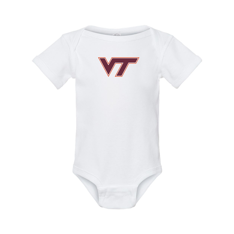 Virginia Tech Hokies  Rabbit Skins Infant Baby Rib Bodysuit
