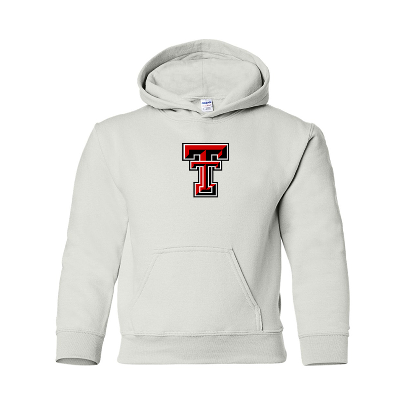 Youth Texas Tech Red Raiders  Gildan Heavy Blend  Hooded Sweatshirt