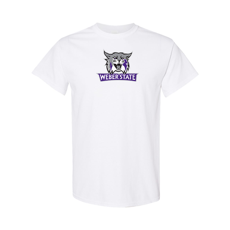 Men's Weber State Wildcats  Gildan Heavy Cotton T-Shirt