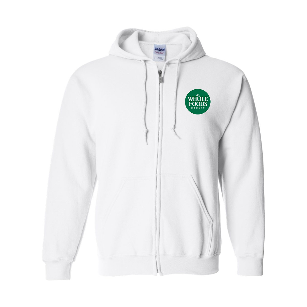 Men's Whole Foods Market Gildan  Heavy Blend Full Zip Hooded Sweatshirt