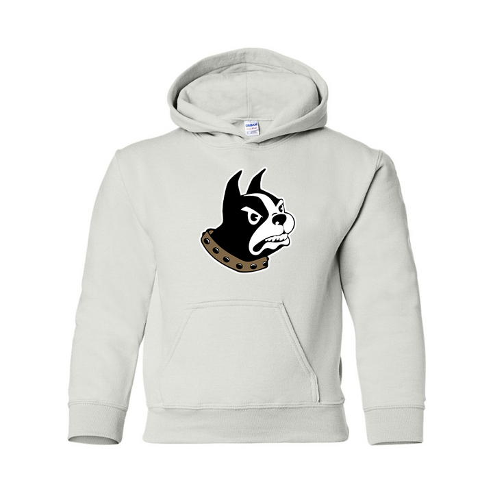 Youth Wofford Terriers Gildan Heavy Blend  Hooded Sweatshirt