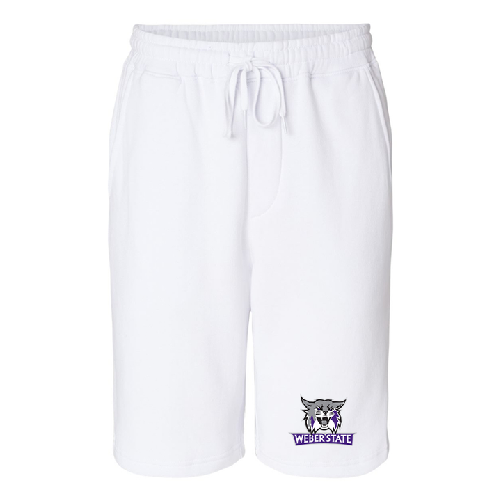 Men's  Weber State Wildcats Independent Trading Co Midweight Fleece Shorts