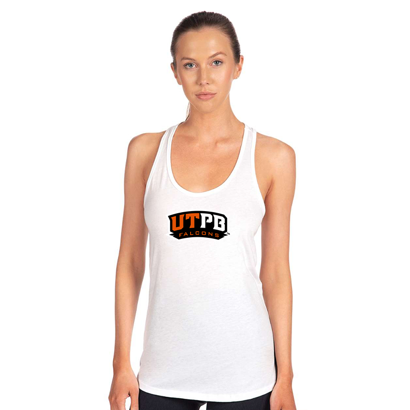 Women's  UTPB Falcons Next Level Ideal Racerback Tank