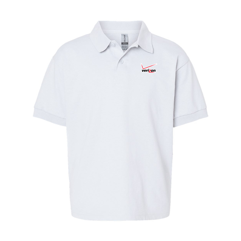 Youth Verizon Wireless Gildan Dry Blend Jersey Polo