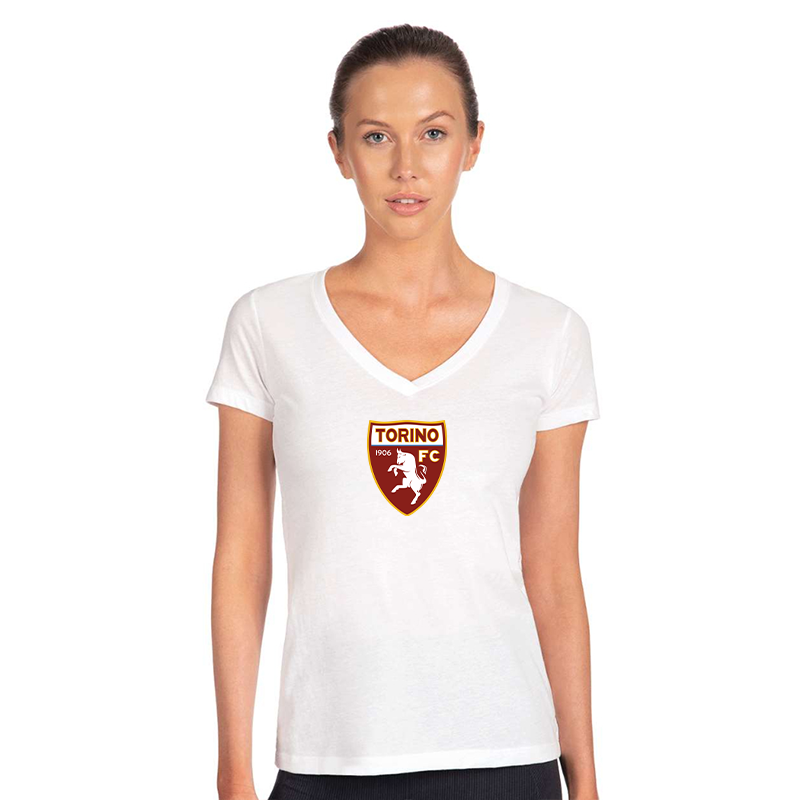 Women's Torino Soccer  Next Level V-Neck T-Shirt