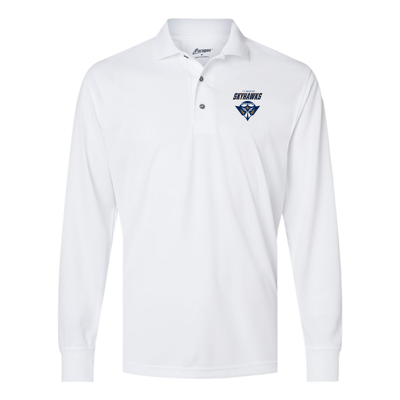 Men's  Tennessee Martin Skyhawks Paragon Prescott Long Sleeve Polo
