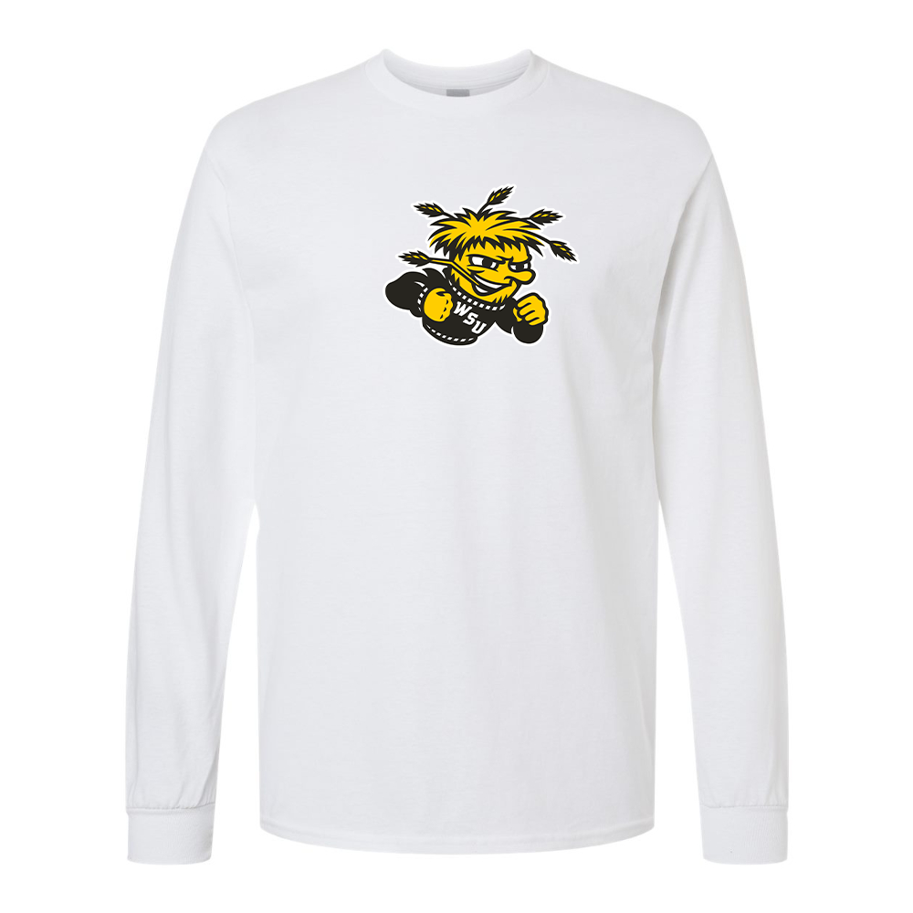 Men's Wichita State Shockers  Gildan Heavy Cotton Long Sleeve T-Shirt