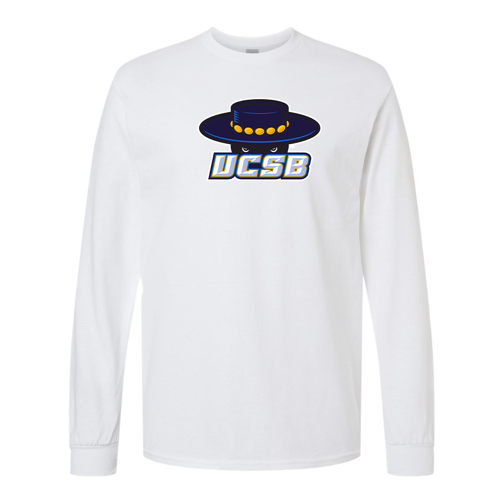 Men's UCSB Gauchos Gildan Heavy Cotton Long Sleeve T-Shirt