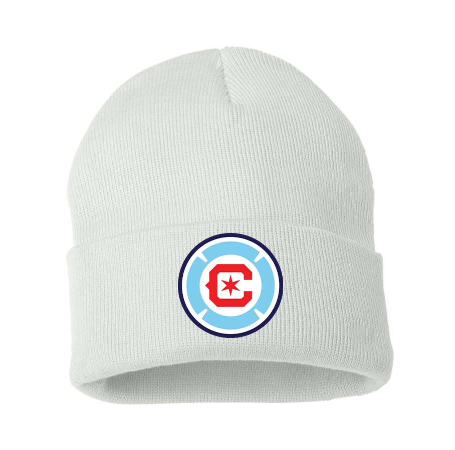 Chicago fire Soccer Beanie Hat