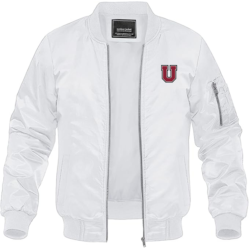 Men's Union Dutchmen Lightweight Bomber Jacket Windbreaker Softshell Varsity Jacket Coat