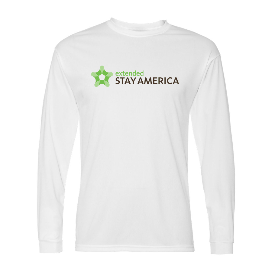 Men's  Extended Stay America  Polyester Long Sleeve T-Shirt