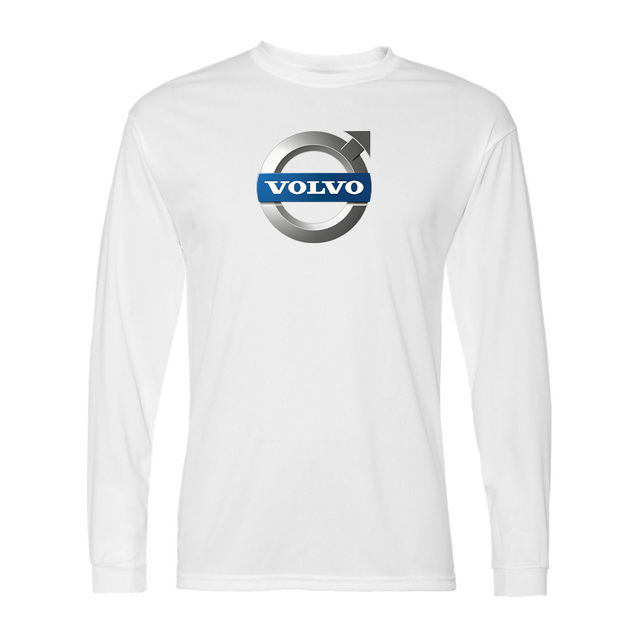 Men's Volvo car Polyester Long Sleeve T-Shirt
