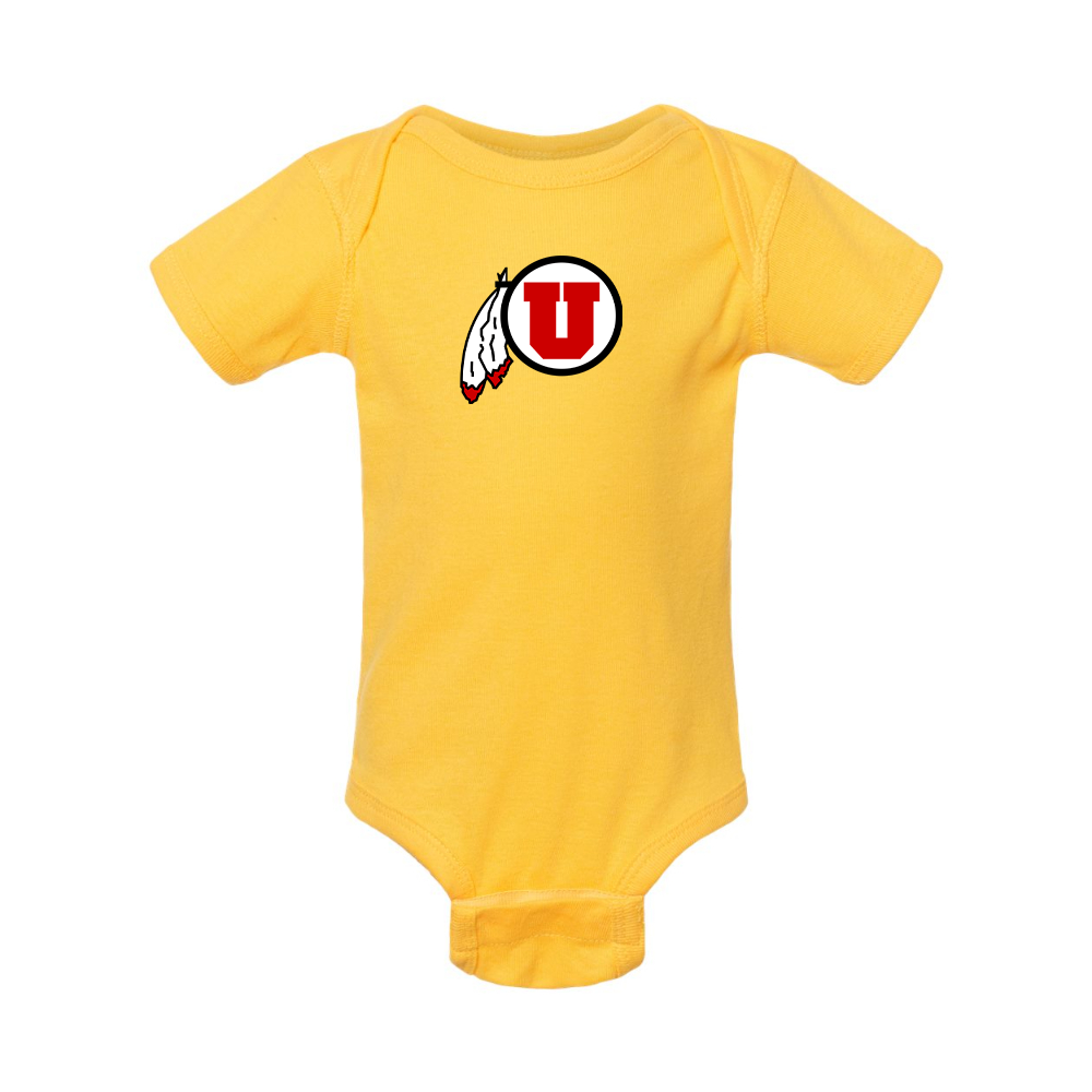 Utah Utes Rabbit Skins Infant Baby Rib Bodysuit