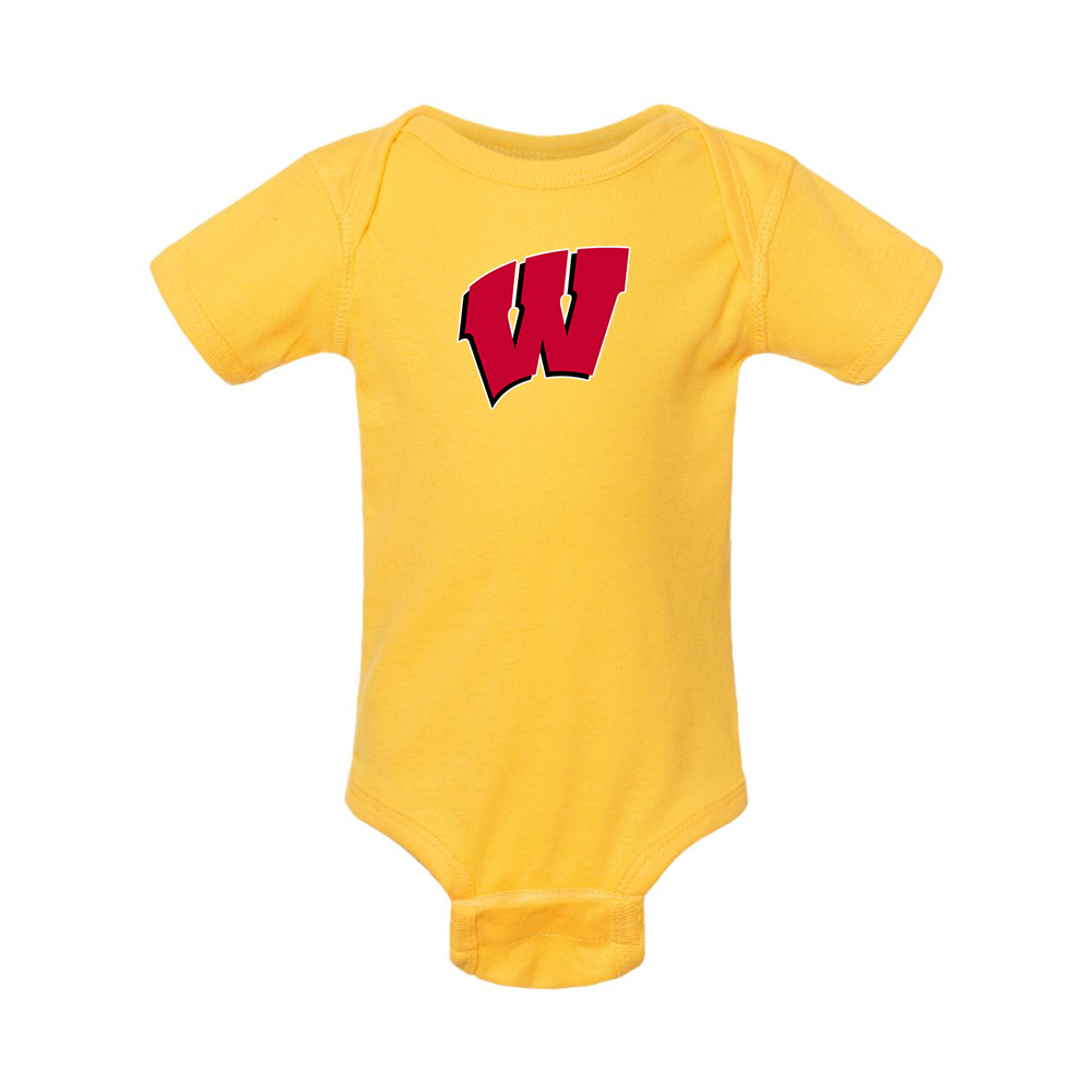 Wisconsin Badgers Rabbit Skins Infant Baby Rib Bodysuit