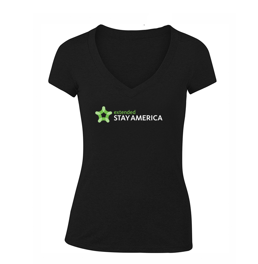 Women's Extended Stay America V-Neck T-Shirt