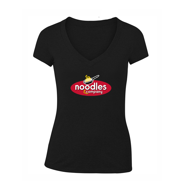 Women's Noodles & Company  V-Neck T-Shirt