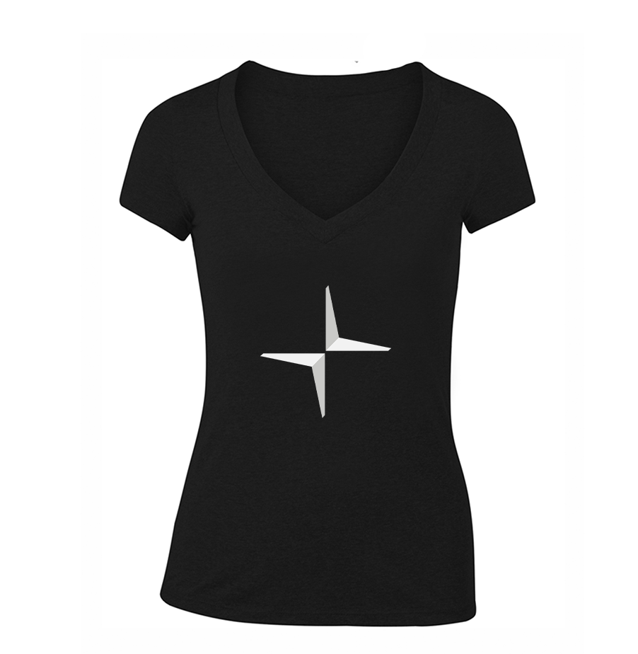 Women's Polestar Electric Car V-Neck T-Shirt