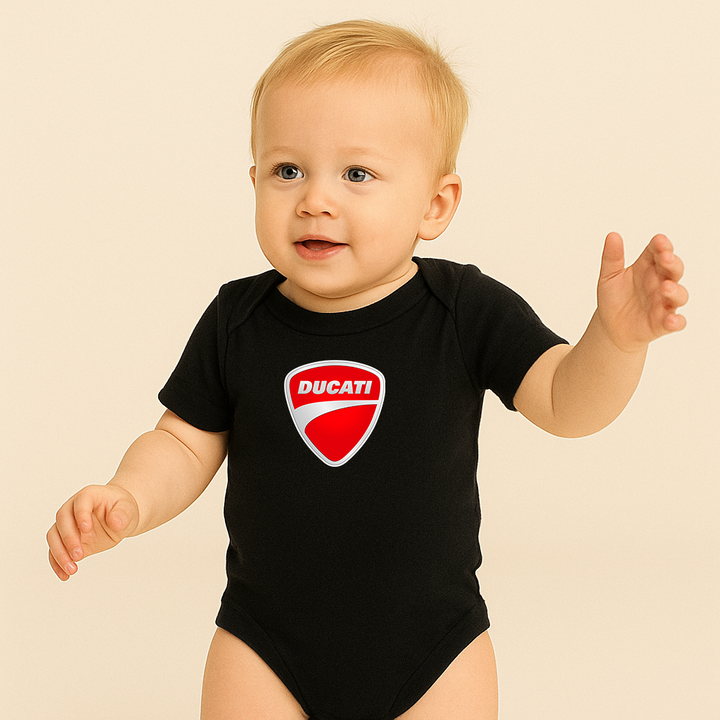 Ducati Motorcycle Baby Romper Onesie