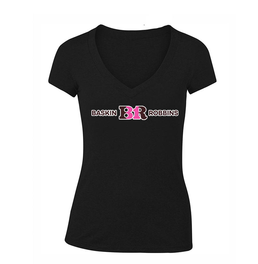 Women's Baskin-Rоbbins V-Neck T-Shirt