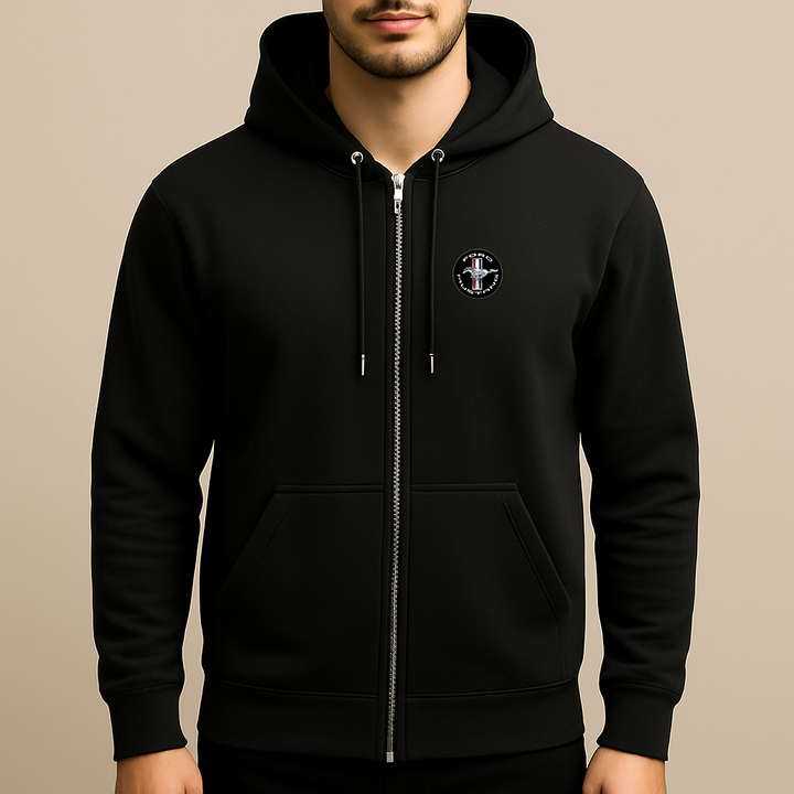 Men’s Ford Mustang Motorsport Car Zipper Hoodie